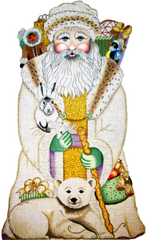 7006 White Arctic Santa - 30"