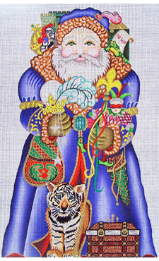 7060 Purple Santa - 15"