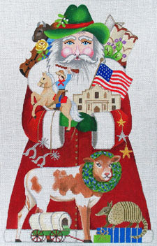 7066 Texas and Oklahoma Santa - 13.5"