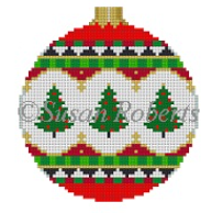 7229 Tree Stripe with Ball Top