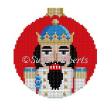 7237 King Nutcracker with Ball Top