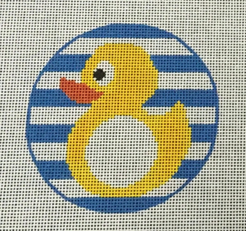 RD178 Rubber Duck Monogram Round