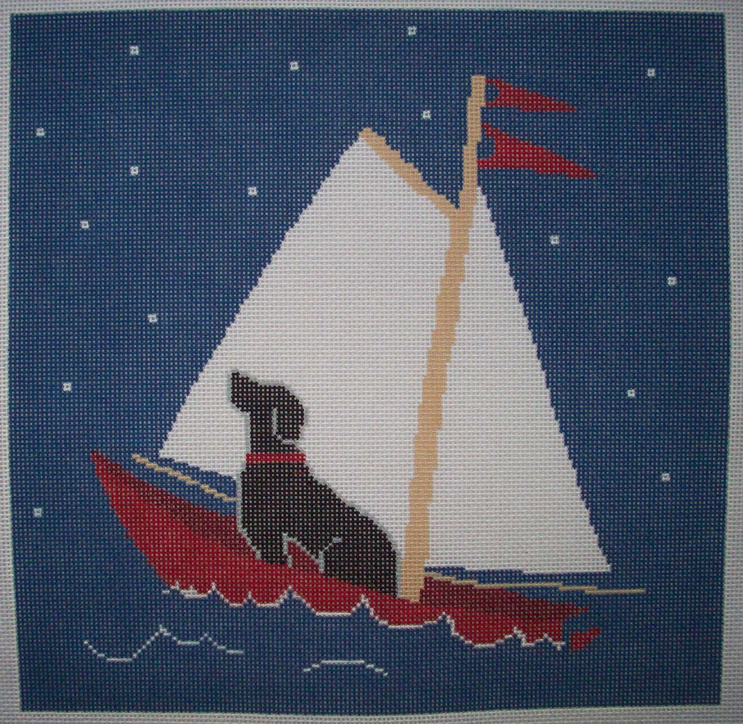 LM-PL23 To the North Star Black Labrador