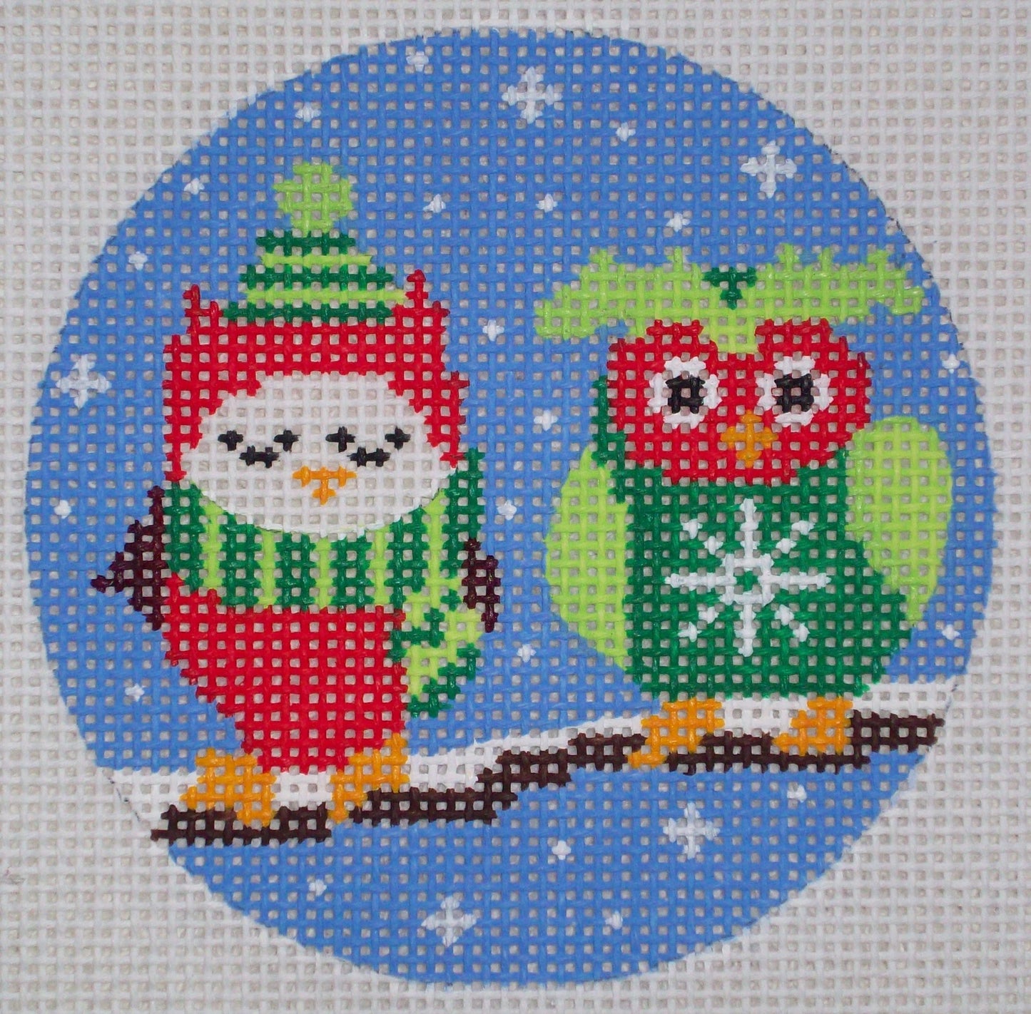 DK-EX31 Two Owls on Branch