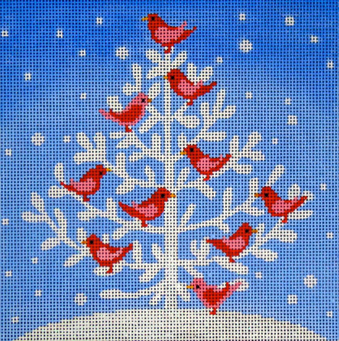 D8134 Snow Bird Tree