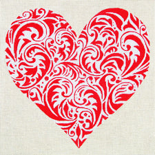 DT108 Scrolled Heart