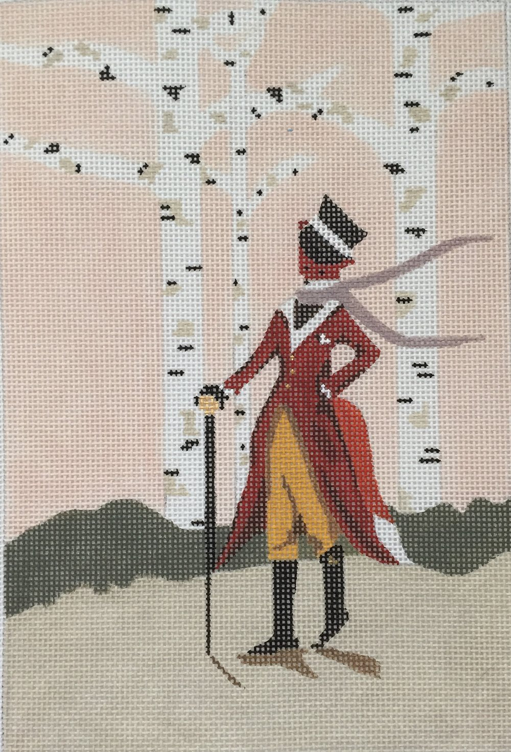 WW005 Fox and Birches