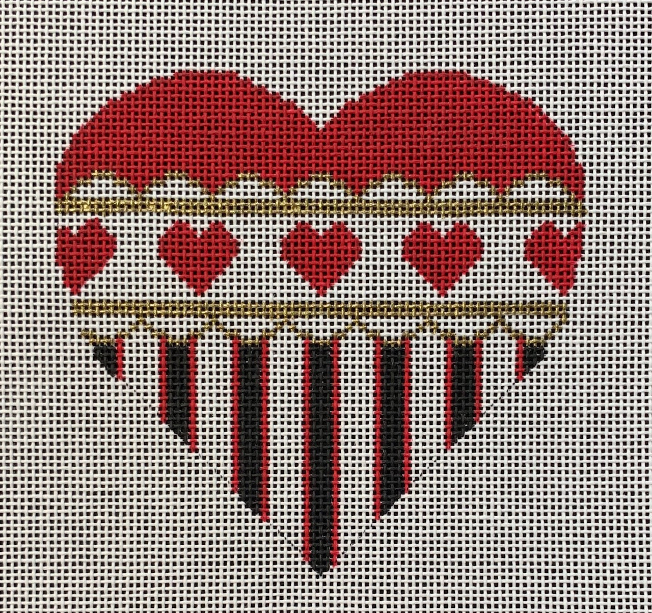 H-30 Red Heart with Hearts