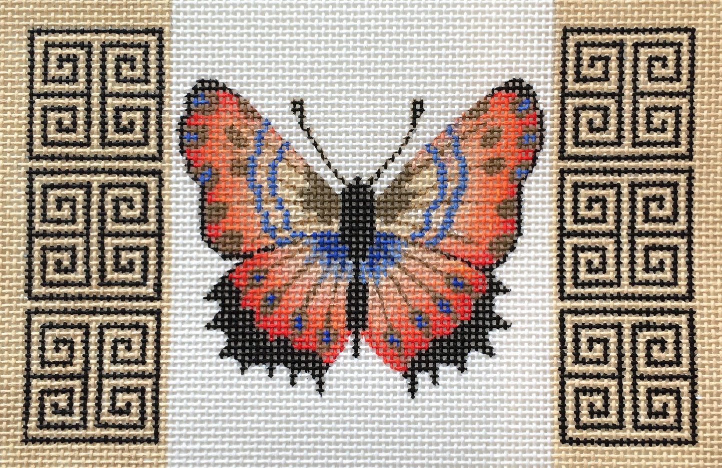 NH-117 Butterfly Greek Key