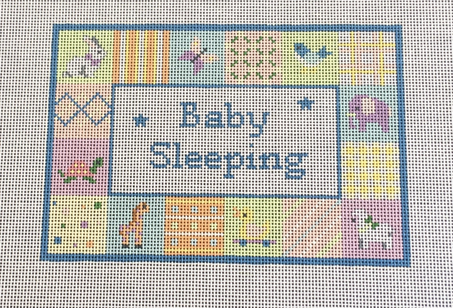 0873 Patches "Baby Sleeping" Sign