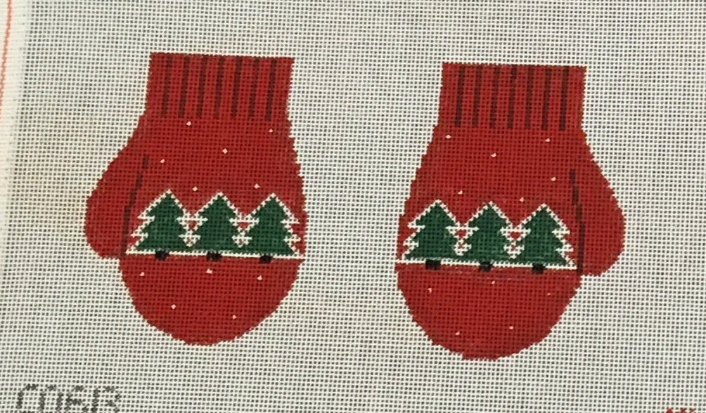 CO613 Red Tree Mittens