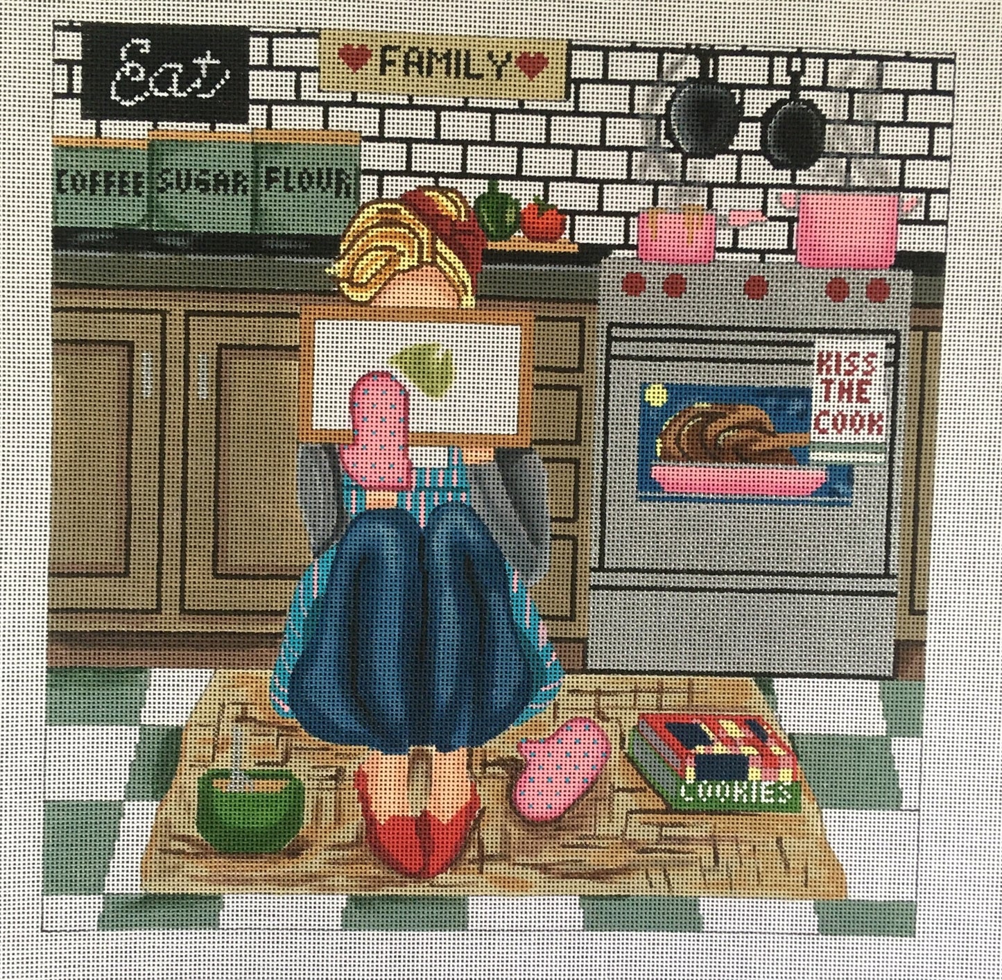 GE-P305 Baker Stitching Girl