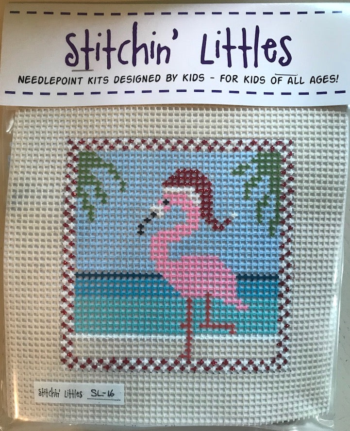 SL-16 Christmas Flamingo Stitchin Little