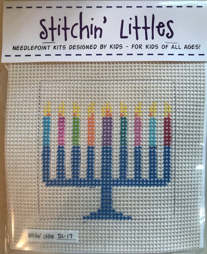 SL-17 Menorah Stitchin Little
