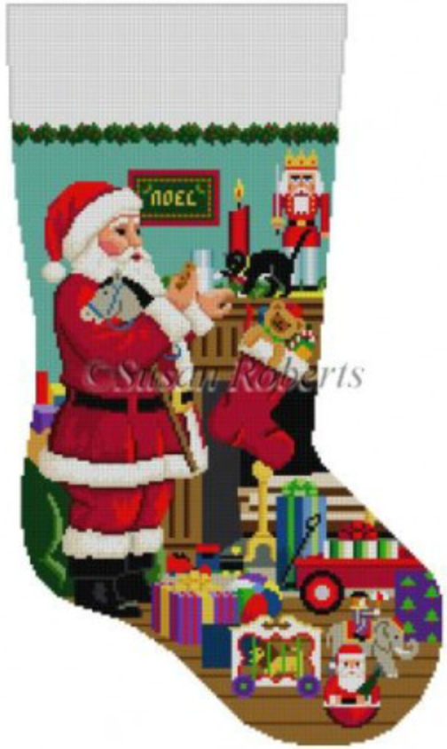 0116 Santa's Milk & Cookies Stocking