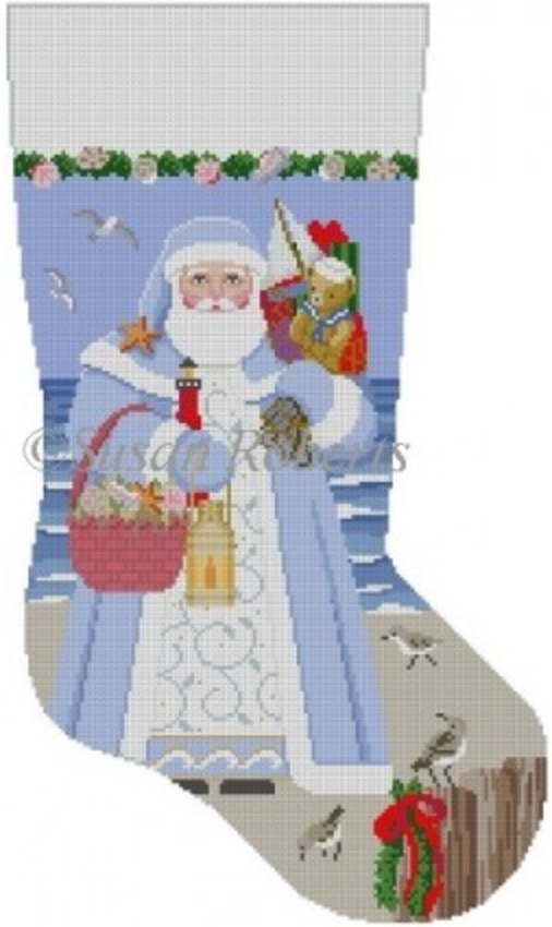 3227 Nautical Santa Stocking