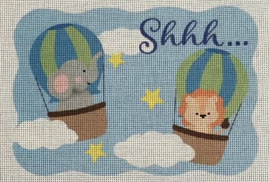 BB31 Shhh... Baby Sleeping Sign - Blue