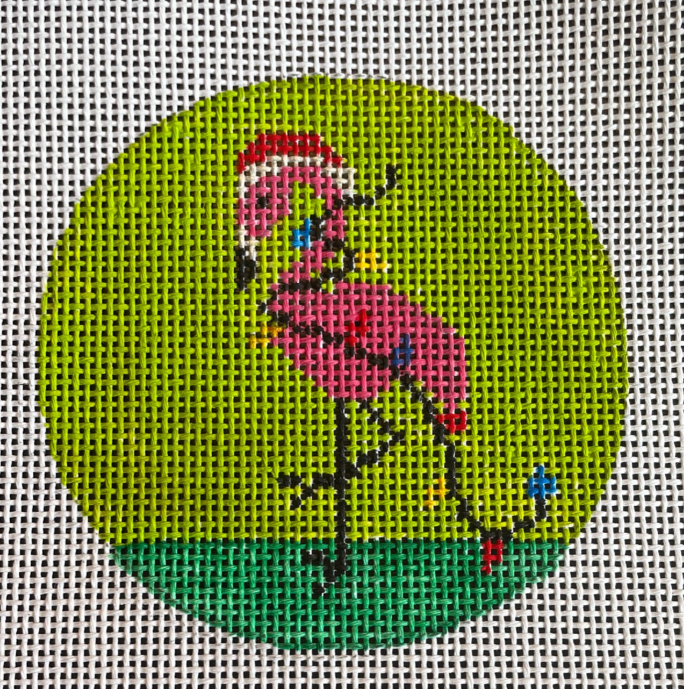 O-18 Christmas Flamingo