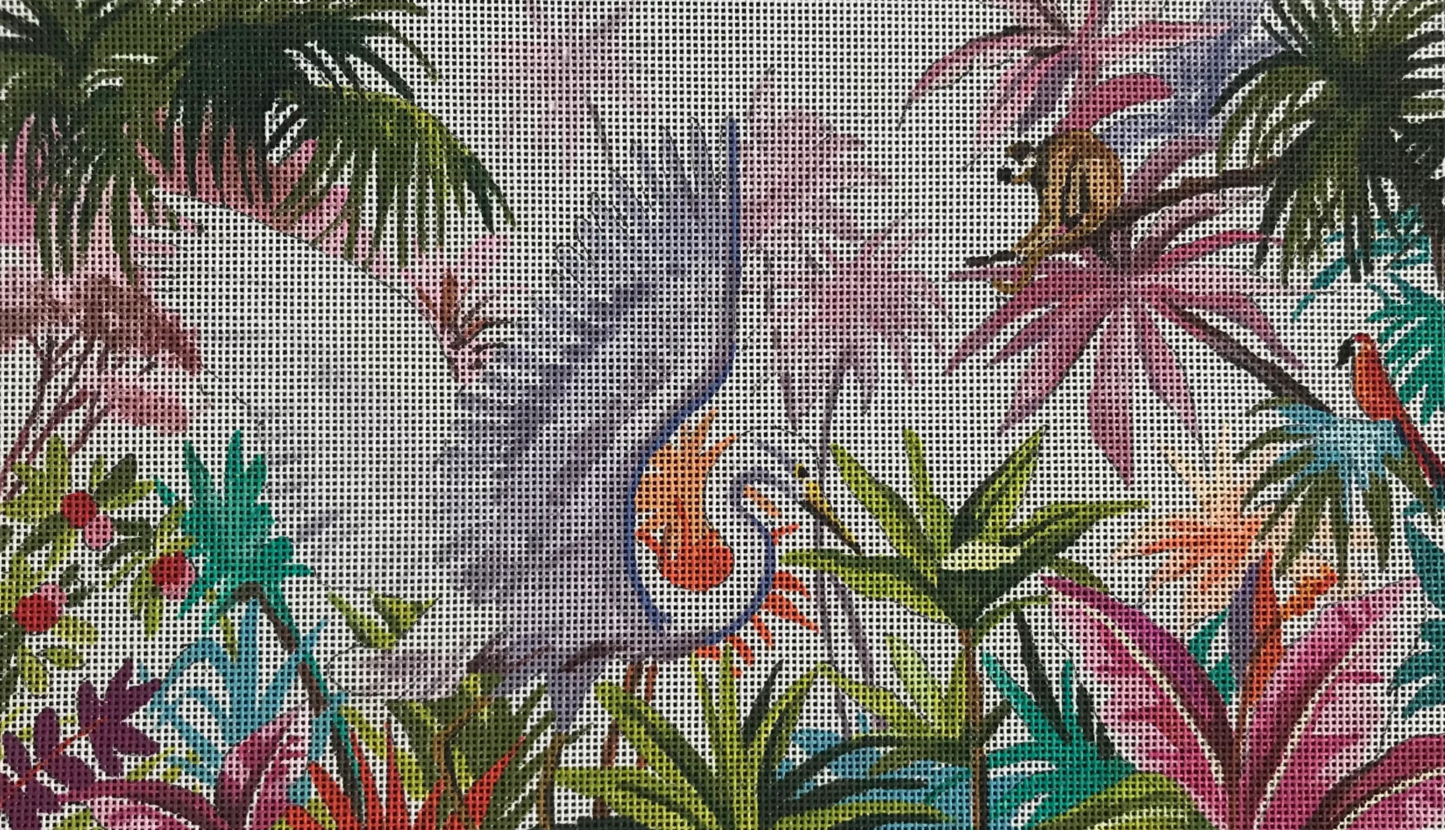 CL012 Egret in the Amazon Clutch