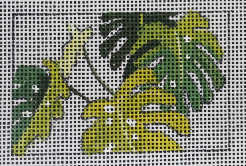 LT035 Banana Leaves Luggage Tag