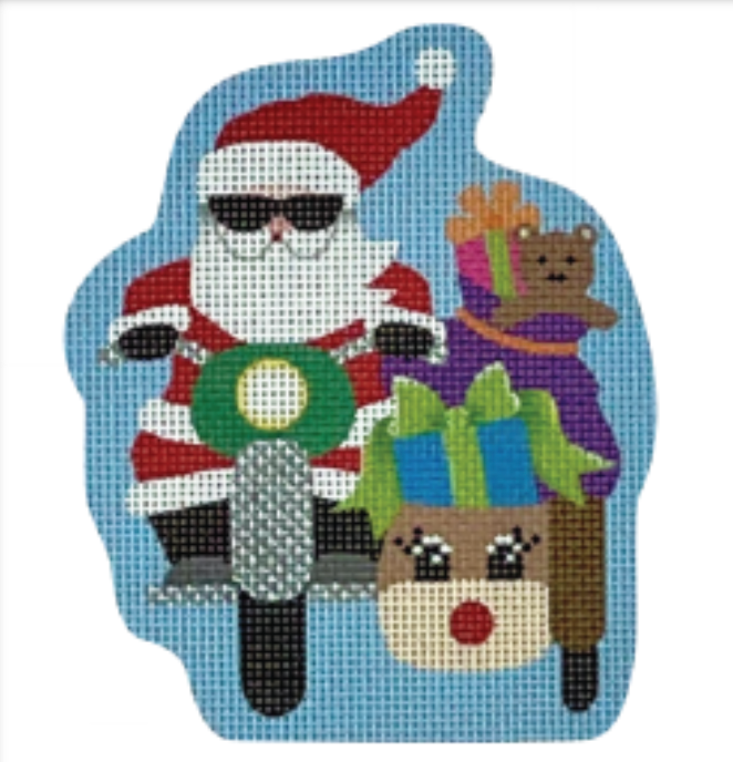 SAN09 Reindeer Sidecar Santa