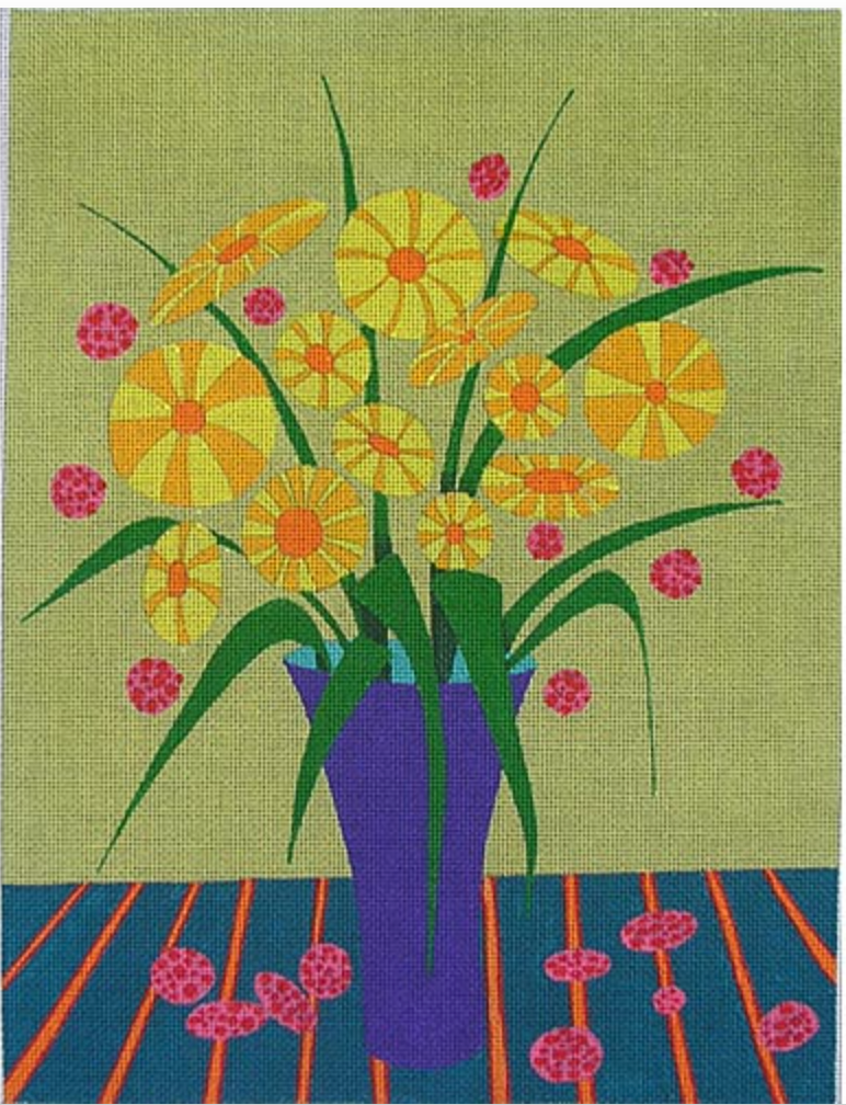 ZE501 Still Life with Flowers - 18 Mesh