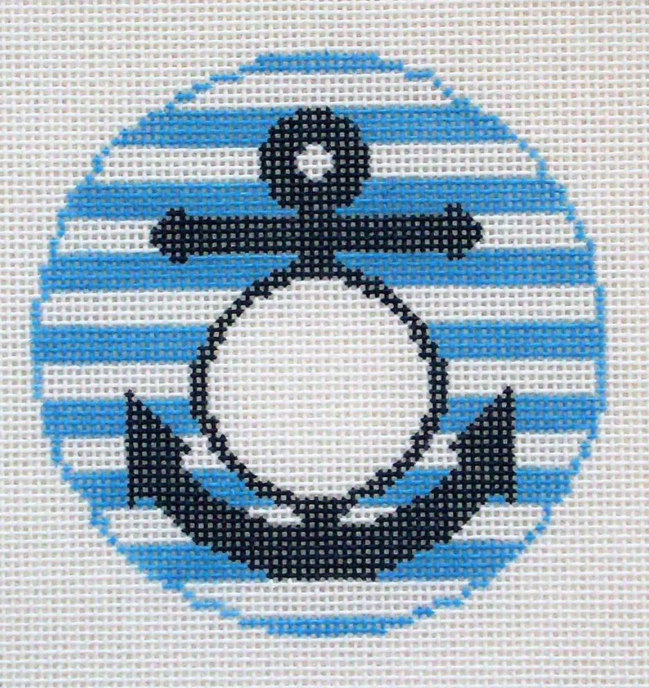 RD083 Anchor Monogram Round