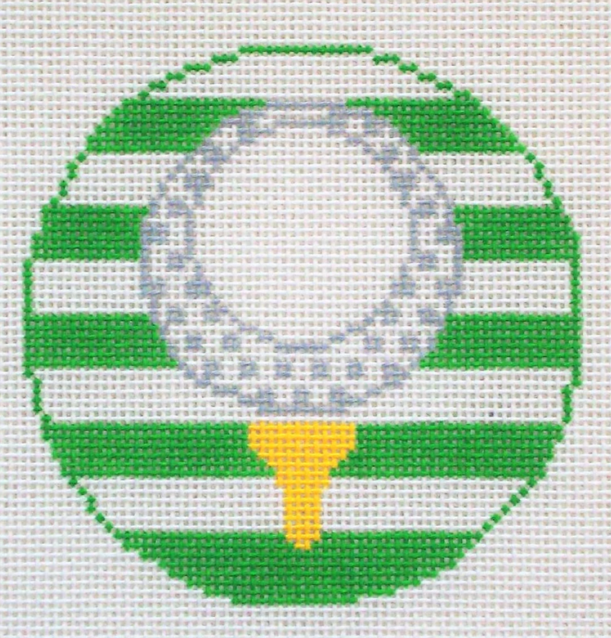 RD089 Golf Ball Monogram Round