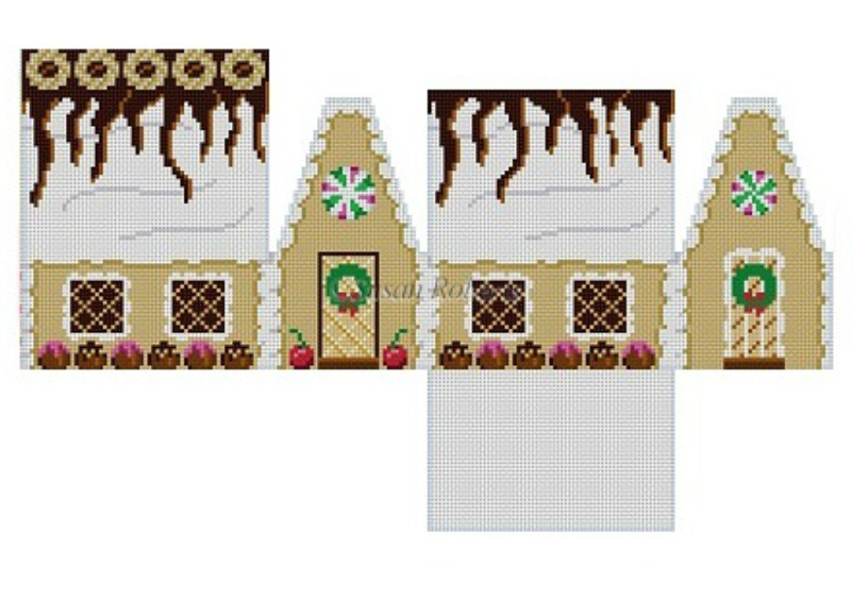 5250 Mocha and Truffles 3D Gingerbread House