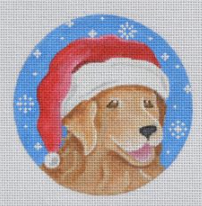 DG02 Golden Retriever Santa