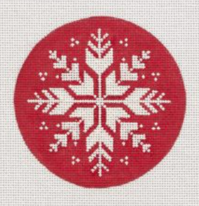 SF07 Red Nordic Snowflake