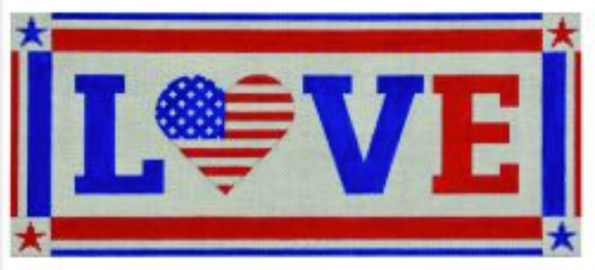 PA21 Love with Flag Heart