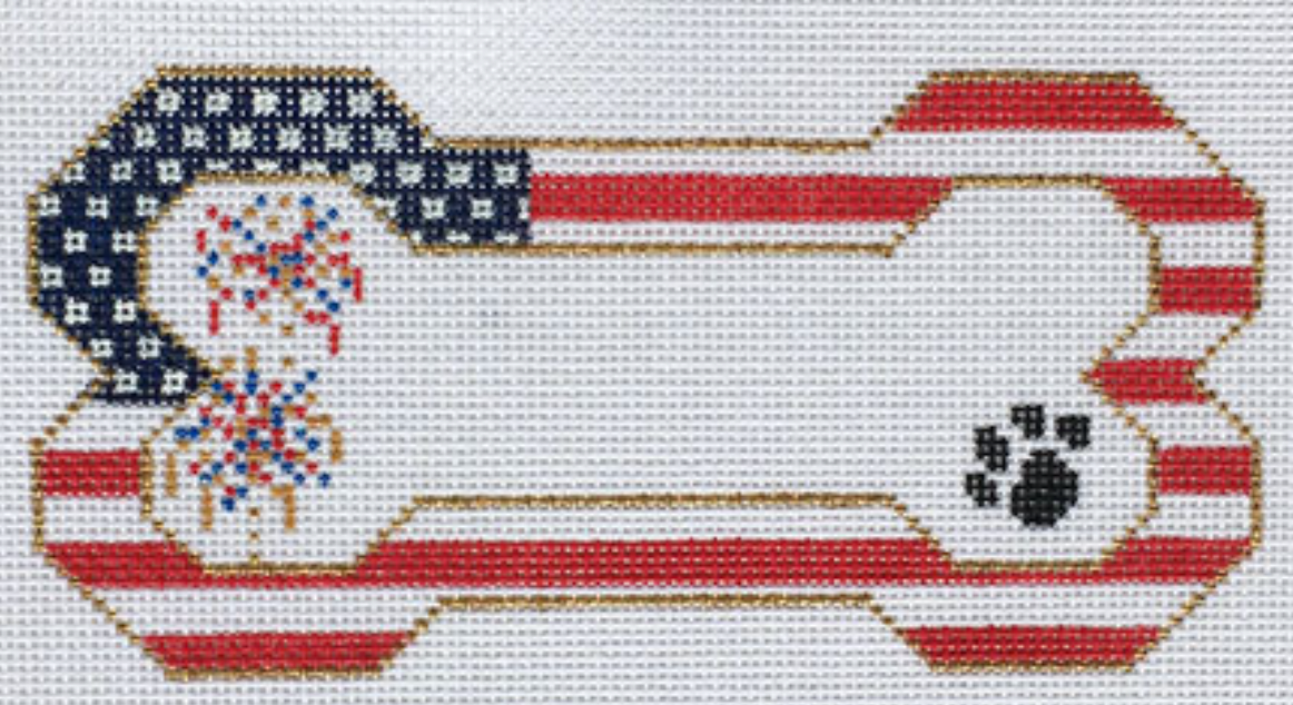 BP-16 Patriotic Dog Bone