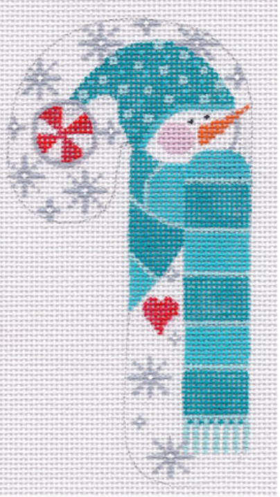 CH-24 Peppermint Snowman Candy Cane