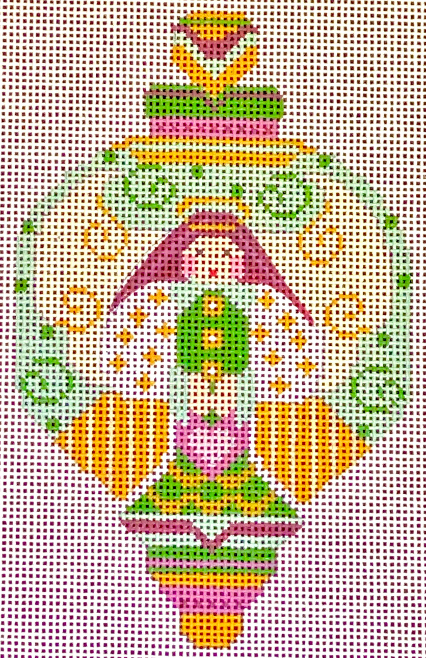 CH-893 Green Angel Ornament