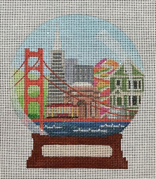 AL-077 San Francisco Snow Globe