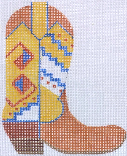 CB-08L Dhurrie Southwestern Cowboy Boot