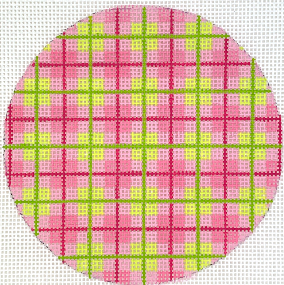 INSMC-27 Pink and Green Madras Plaid