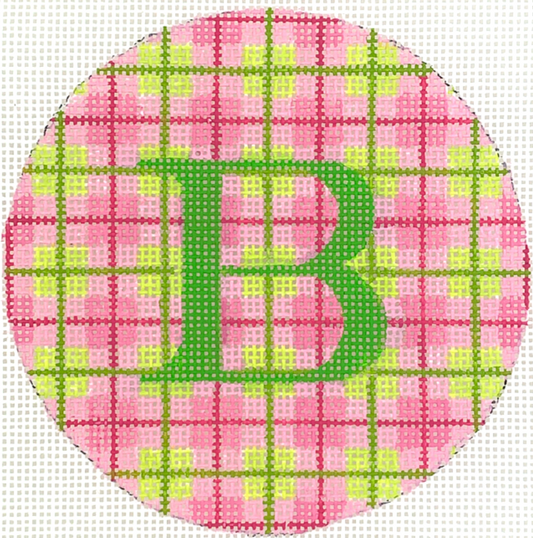 INSMC-27 Pink and Green Madras Plaid
