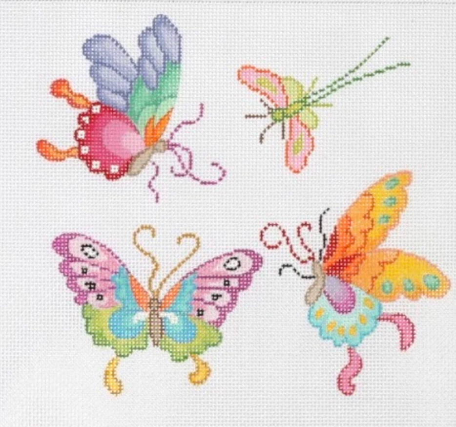 PL-327 Chinese Butterflies and Dragonfly