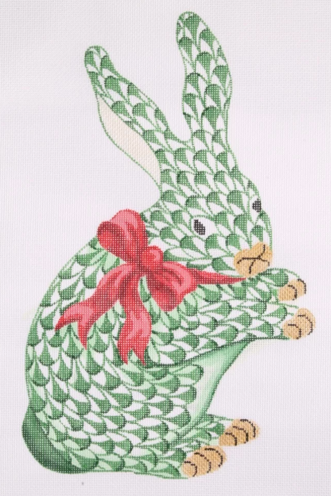SST-218 Fishnet Standing Christmas Bunny