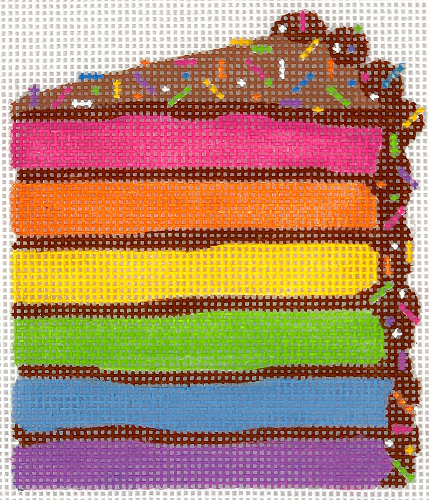 OM-287 Mini Sweet Treat - Rainbow Layer Cake with Sprinkles