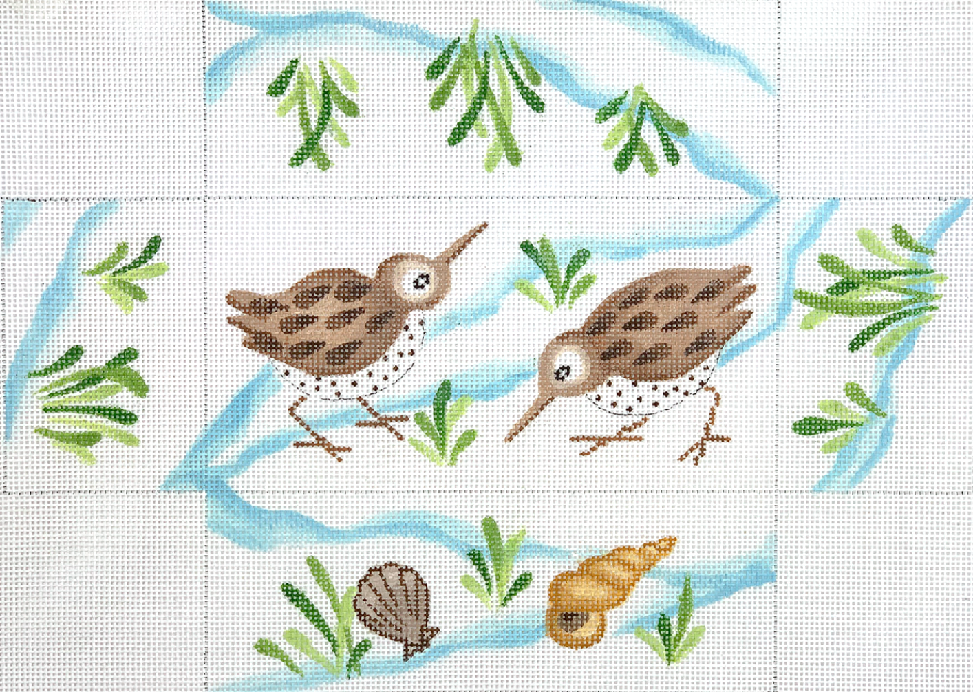 BR-15 Sandpipers in Beach Grass Brick Cover