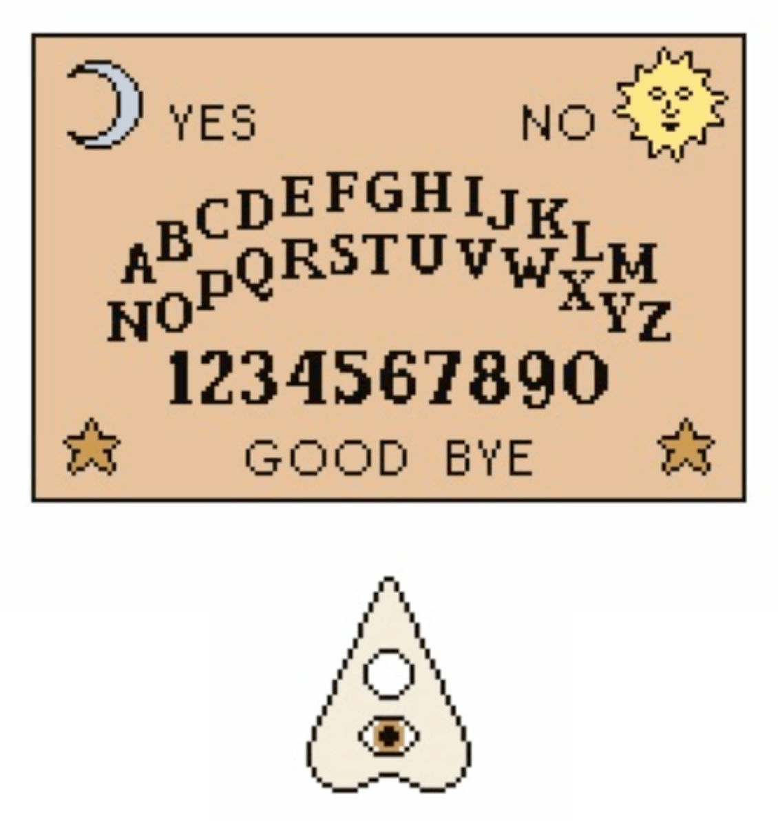 TSS-050 Spirit Board and Planchette