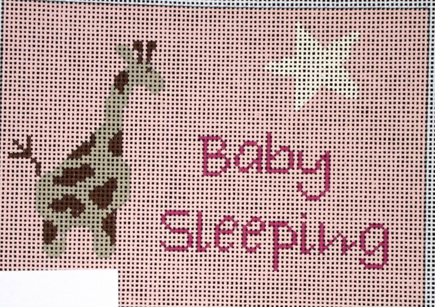DHG203 Giraffe Baby Sleeping - Pink
