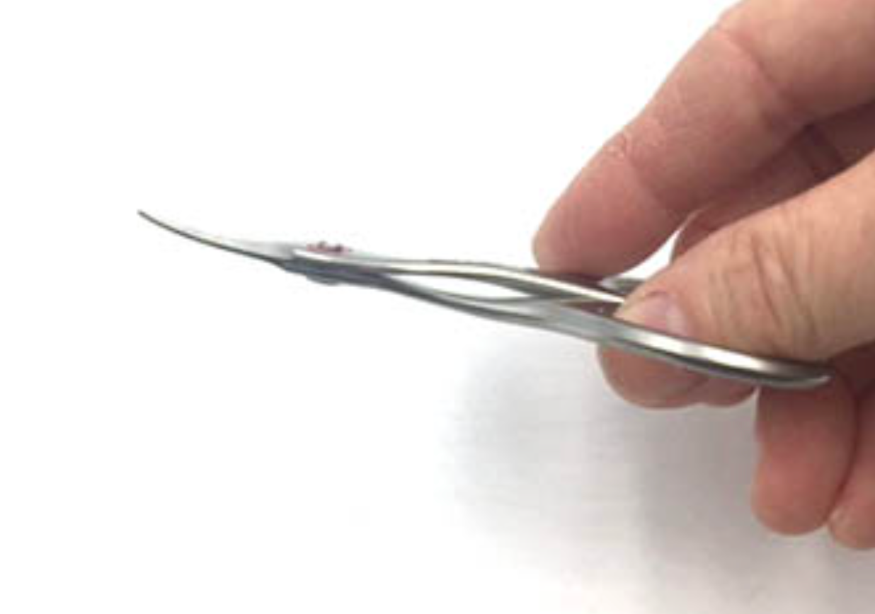 Ring Lock Curved Embroidery Scissors