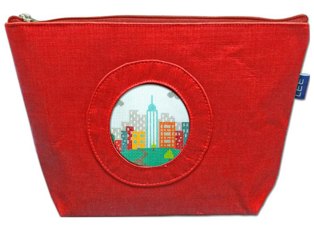 Circle Coin Purse (Multiple Colors) Red