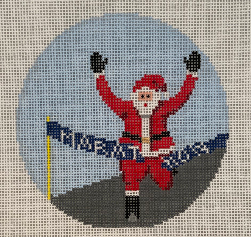 AOK97 Sporty Santa - Marathon Runner