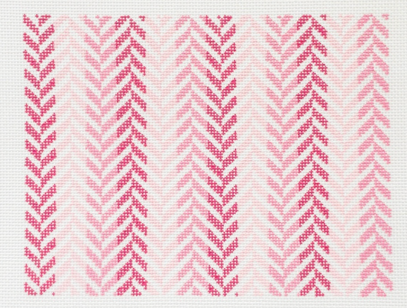 IKS1064 Herringbone Clutch - Pink