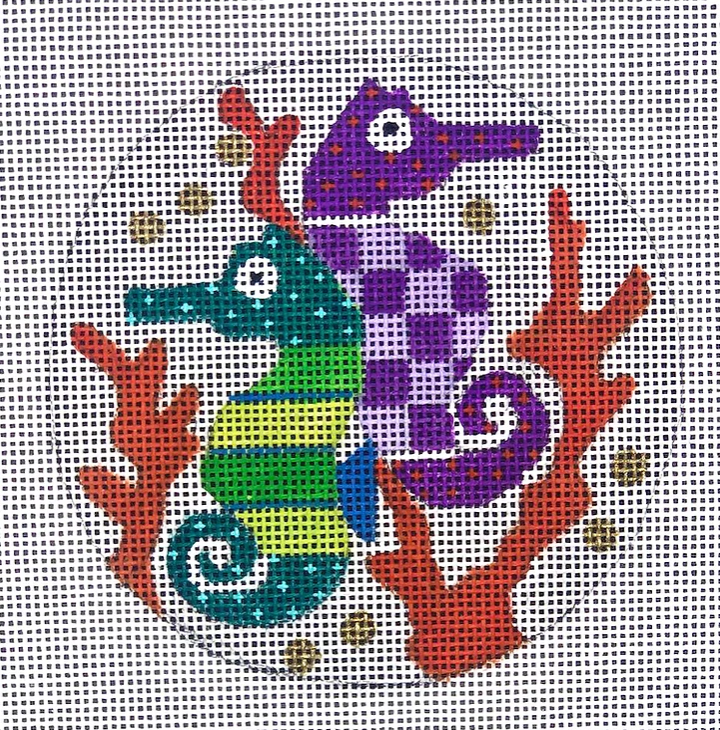 H274 Abstract Sea Horses